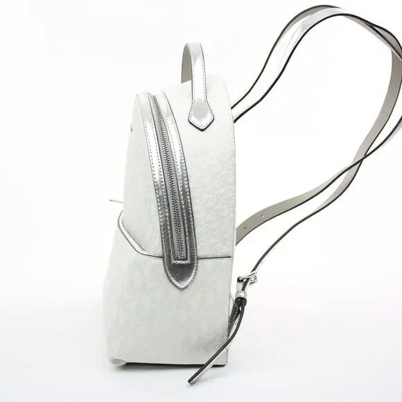 Michael Kors Silver Logo Backpack - Picture 3 of 7